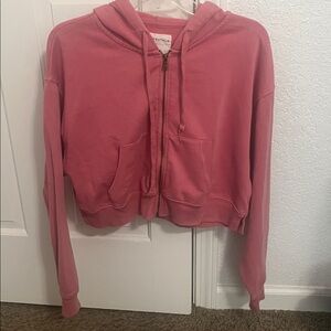 Aeropostale Pink Zip-Up Hoodie